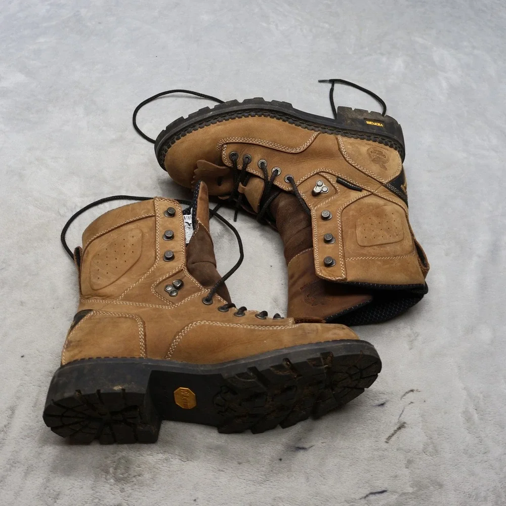 Georgia Boot Men 9M Logger Boot Brown 8